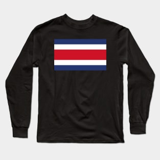 Flag of Costa Rica Long Sleeve T-Shirt